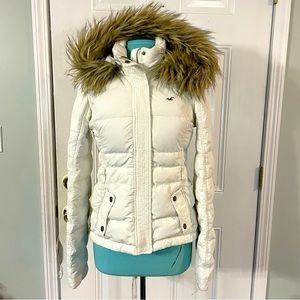 Holistet Faux Fur Feather down winter coat